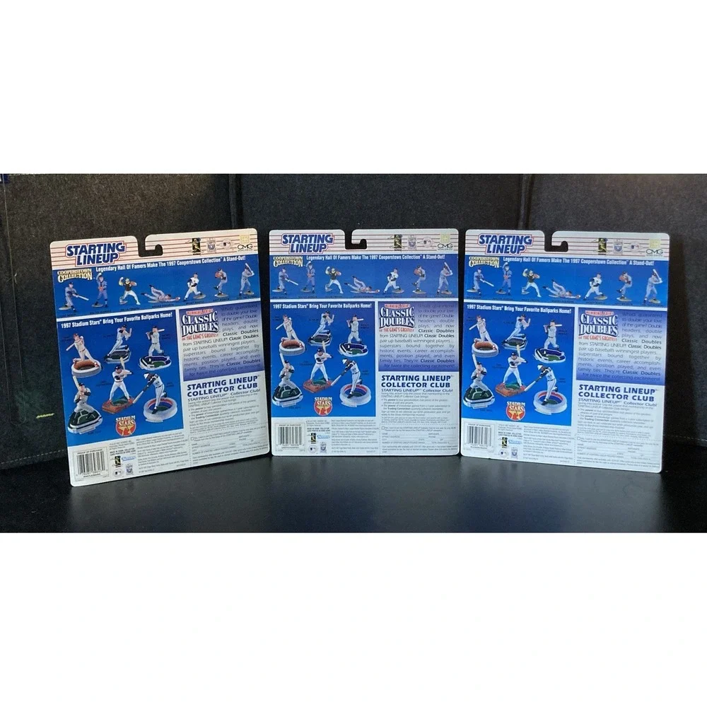 Lot of (3) 1997  Starting‎ Lineup Classic Doubles Griffey Mantle Maris McGwire